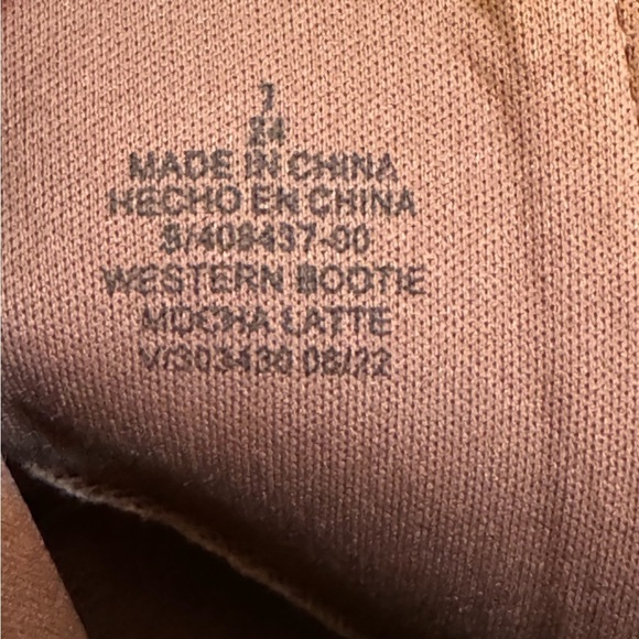 OLD NAVY Western Bootie Mocha latte Size - Picture 6 of 11